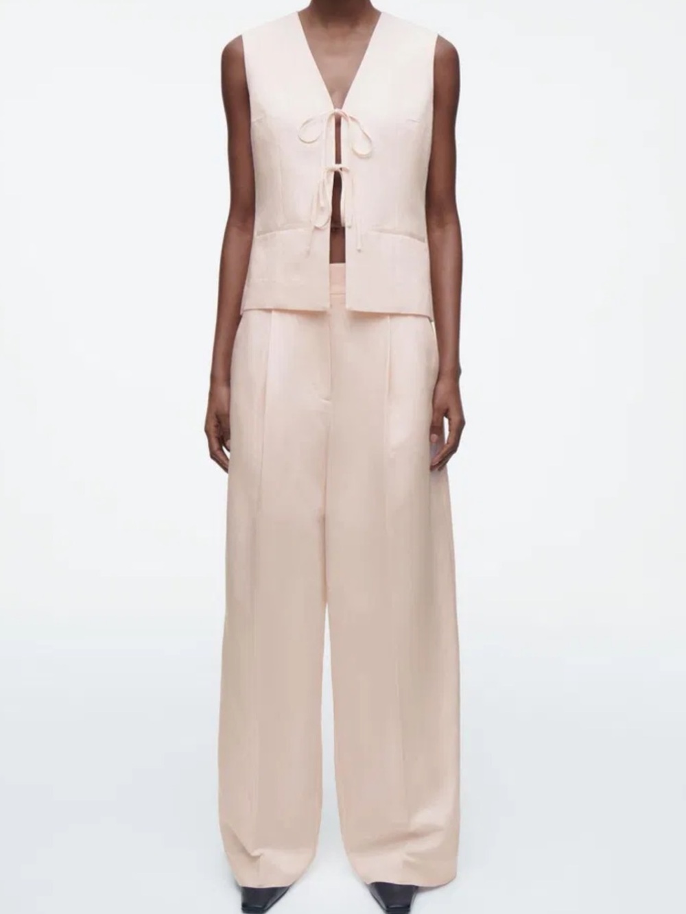 COS 2 piece light pink set size 2
